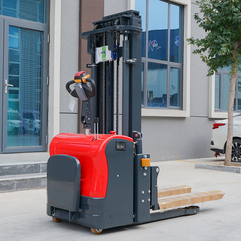 Hot Sell Semi Electric Stacker 2 Ton Pallet Stacker 1.5 Ton 3-6m Stacking Cheap Price Long Service Life