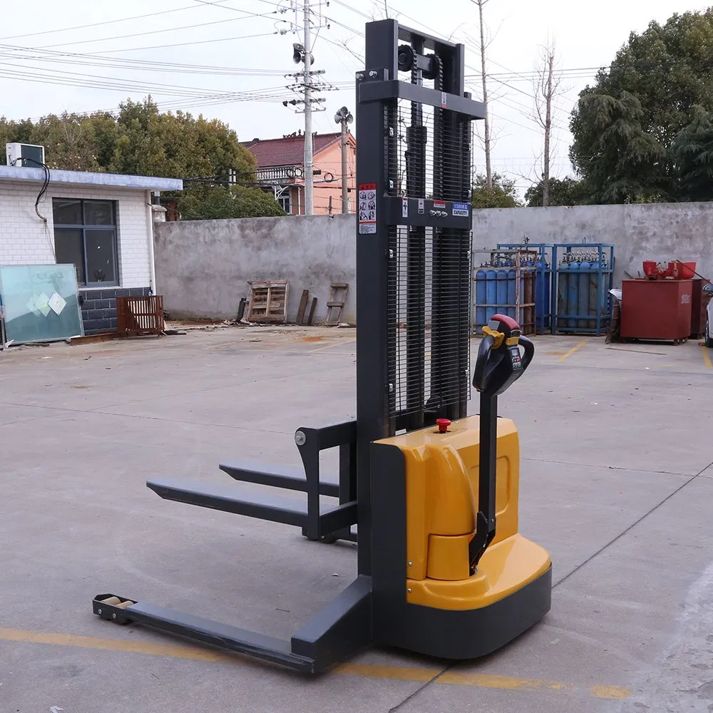 2t Capacity All Electric Walk-Behind Stacker 4.5m Lifting Height