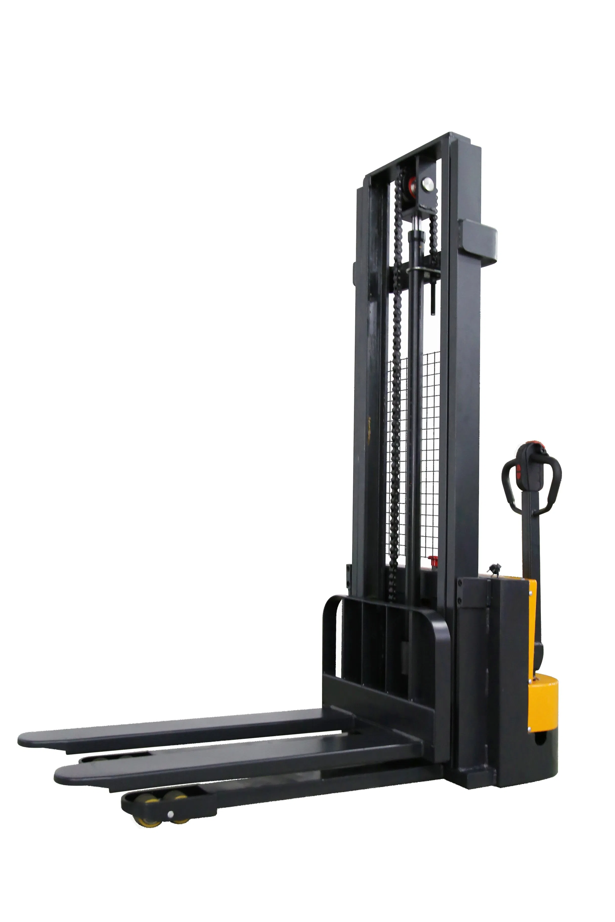 Electric Li-ion Stacker 1.5 Ton Pedestrian Fork-Over Type Electric and Manual Convertible