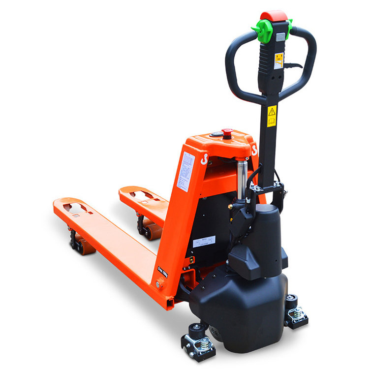 Type High Lift Scissor Logistic Machine Electric Power Drive Pallet Truck Agv