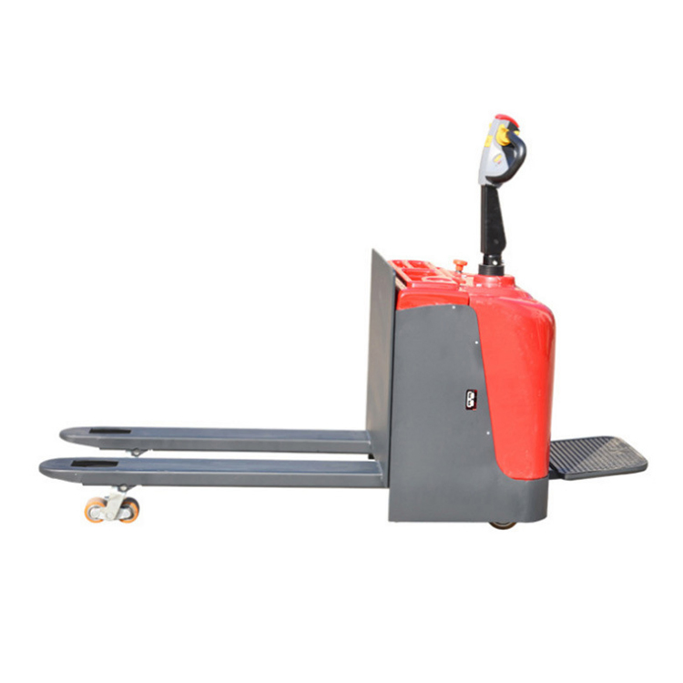 Type High Lift Scissor Logistic Machine Electric Power Drive Pallet Truck Agv