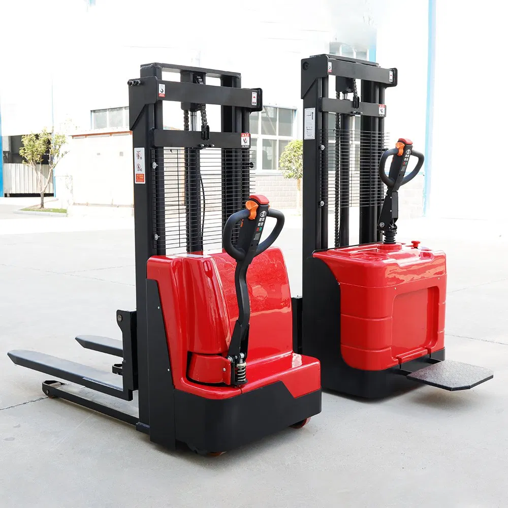 2t Capacity All Electric Walk-Behind Stacker 4.5m Lifting Height