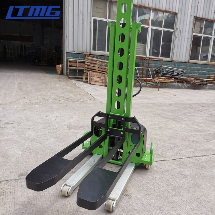 Ltmg Walk Stacker Small Semi Electric Stacker 500kg 0.5ton Self Loading Stacker for Hot Sale