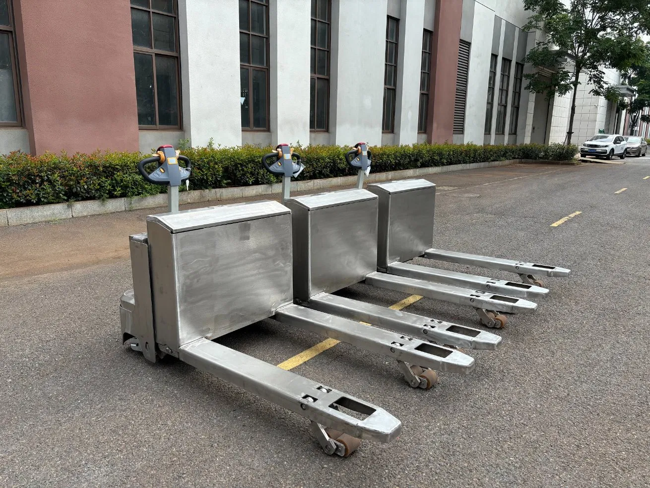 Original Factory Electric Battery Power Stainless Steel Forklift Truck Pallet Truck