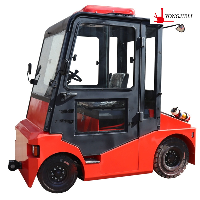 3 5 6 7 10 Ton Warehouse Electric Tow Tug Tractor Mover for Carrying Trolley Cart