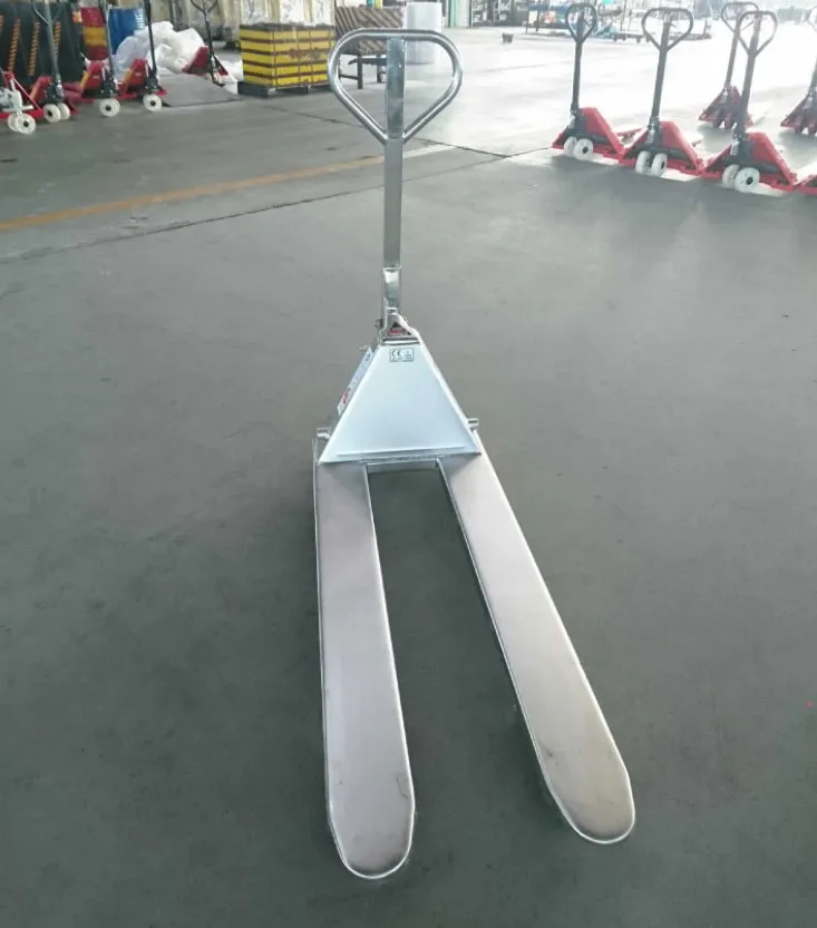 Stainless Steel Hand Pallet Truck detail