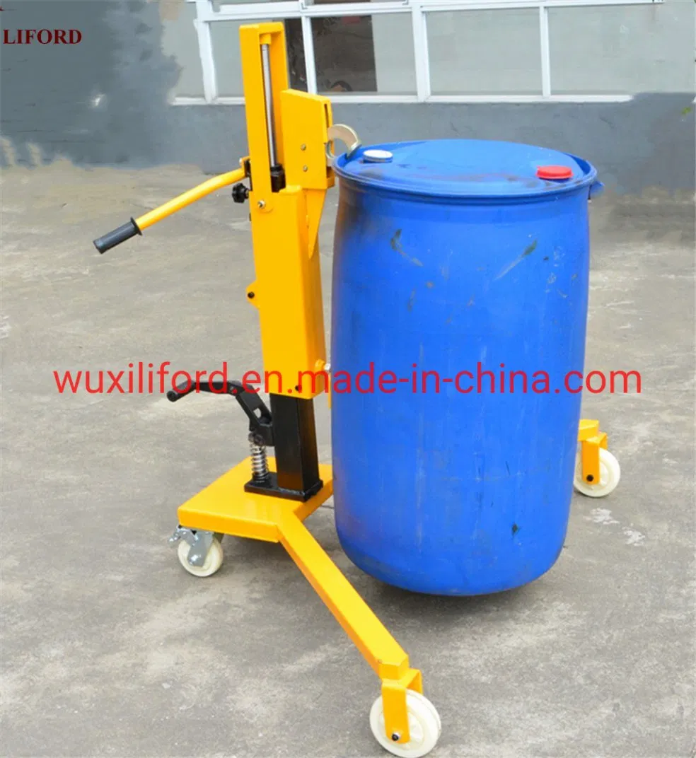 Hot Sale 350kg Hand Push Drum Lifter Dt350c Ergonomic Hydraulic Oil Drum Handler
