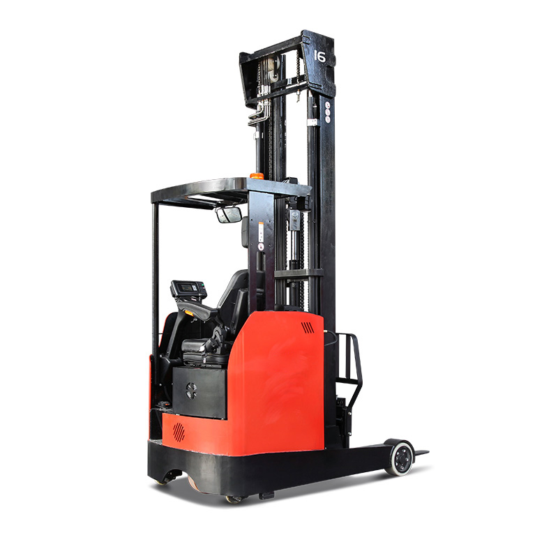 High Stability 1.6t Electric Forlift Pallet Reach Truck with 8m Lift Height