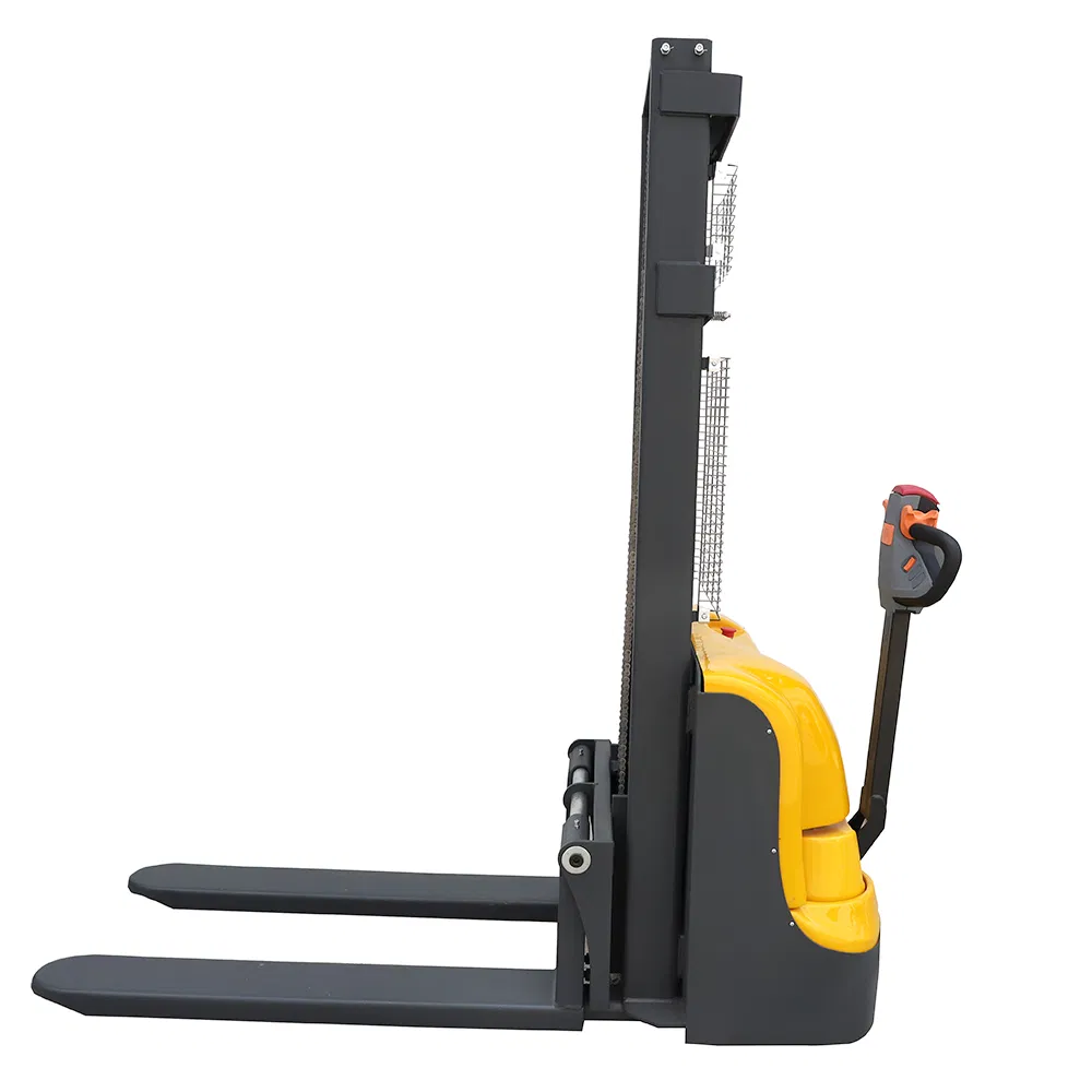 1.5 Ton 1500kg Lifting Height 2000mm 2m Walkie Pedestrian Battery Operated Electric Pallet Stacker