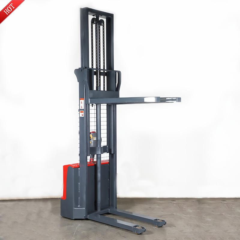 Narrow Aisle Warehouse Electric Stacker with High Load Capacity