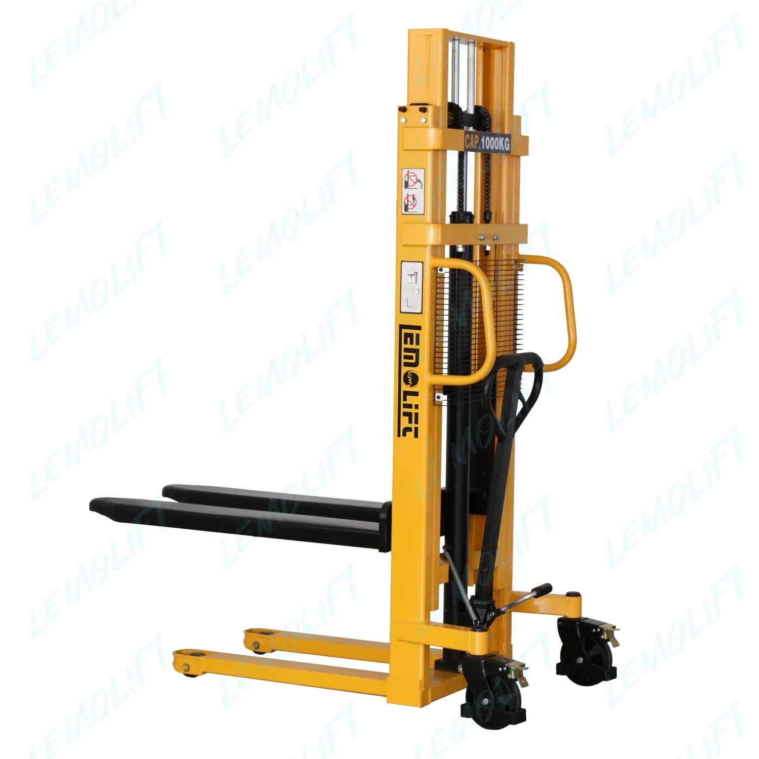Hot Sale Electric Hydraulic Lifting Stacker Forklift 1500kg Cheap Price CE Manual Pump Pallet Stacker High Quality Battery Manual Stacker 3500mm Lifting Height