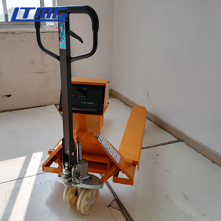 2000kg 2ton Manual Hand Pallet Truck/Jacks with Weighing Scale