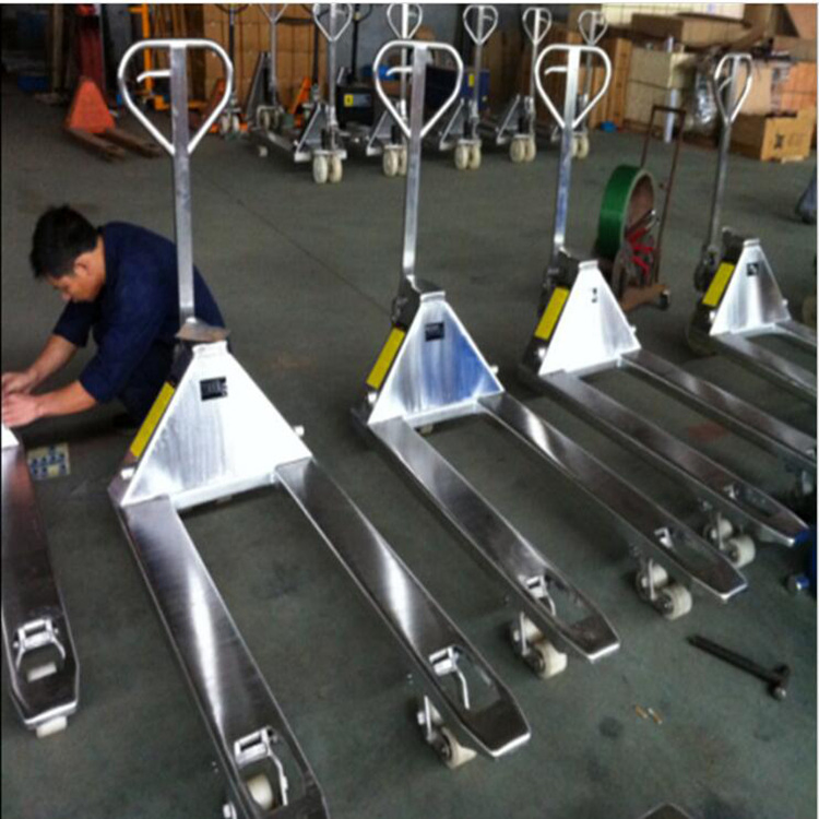 2500kg 304 Stainless Steel Manual Hand Pallet Truck Jack