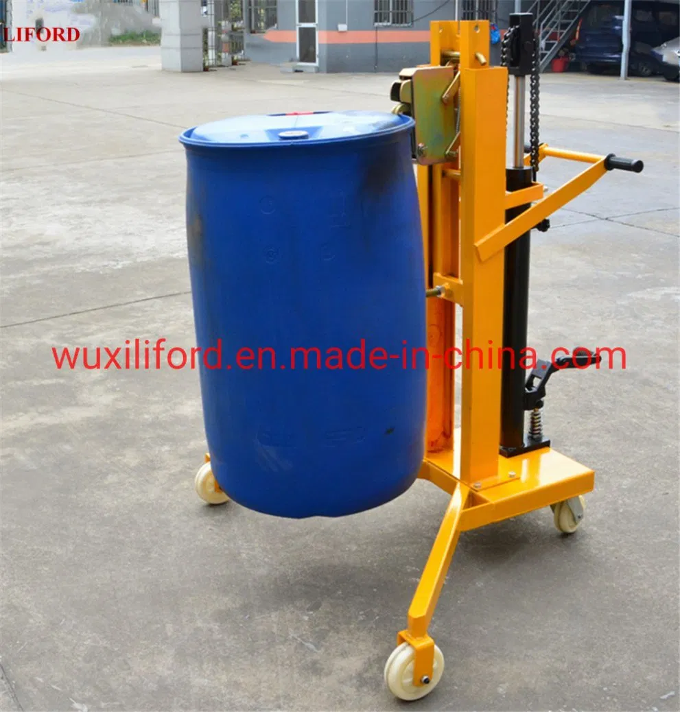 China Professional Hydraulic Drum Stacker Drum Handler with Weighing Scale Dtf450b-1