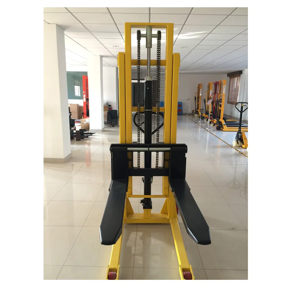 Europe 1.0ton 1.5ton 2.0ton Hydraulic Manual Pallet Stacker with Ce