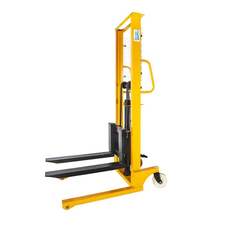 New Hydraulic Manual Hand Stacker Forklift 1000kg Manual Fork Lift Stacker 1.6m Lift