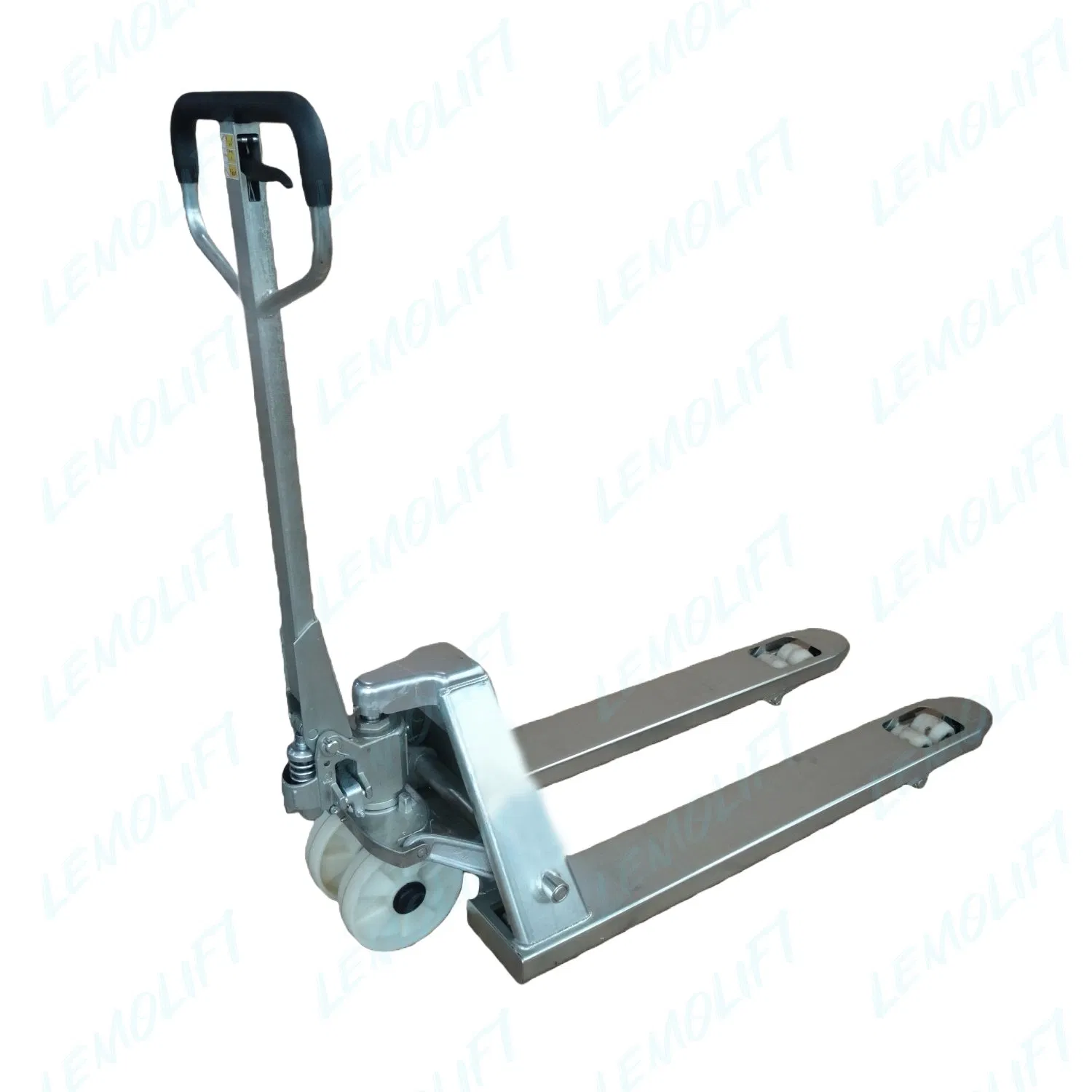 Galvanized High Lift Hand Pallet Truck for Super Market Chromed Manual Pallet Jack