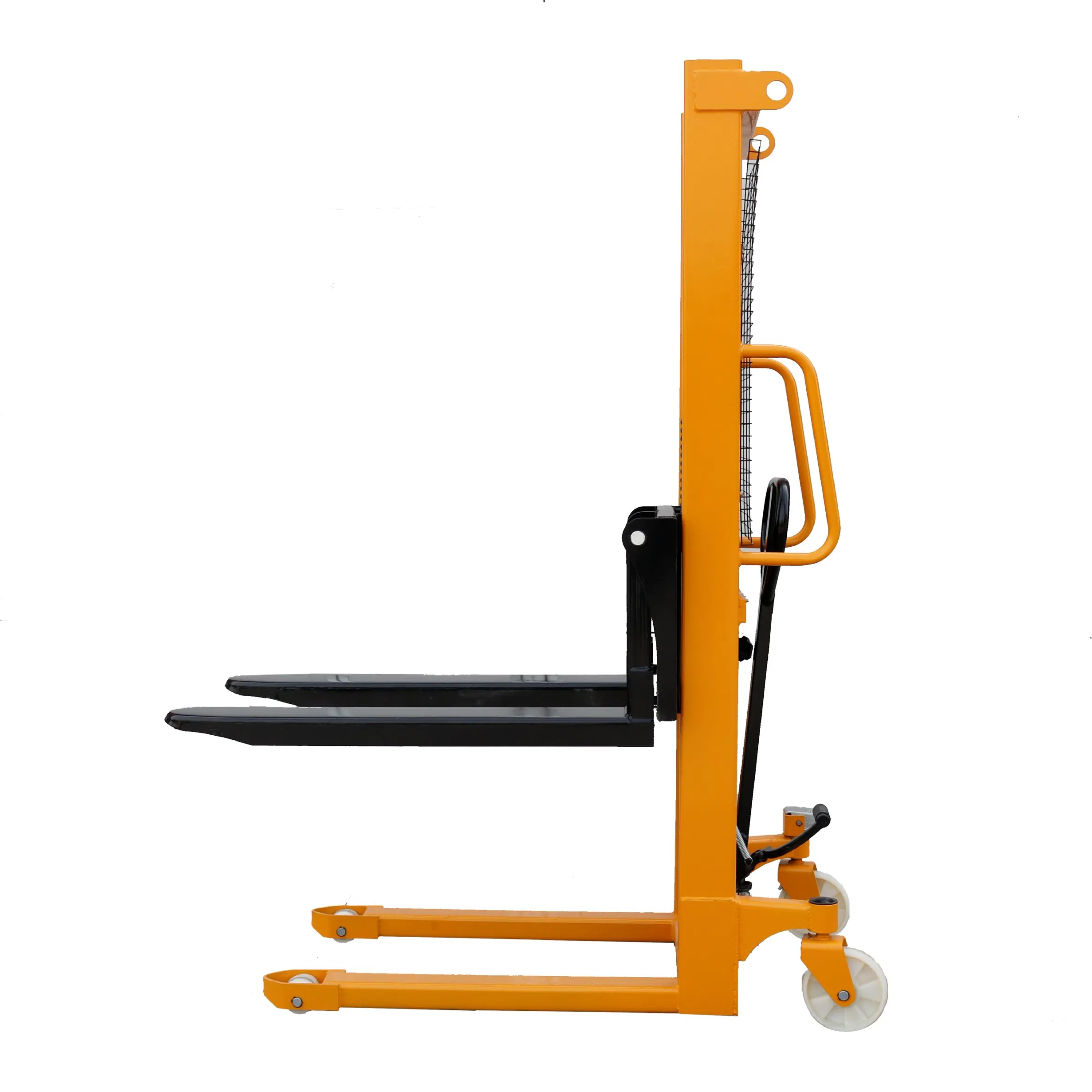 Factory Direct 500kg-1000kg Manual Electric Hand-Pushed Forklift Small Hydraulic Self-Lift Stacker