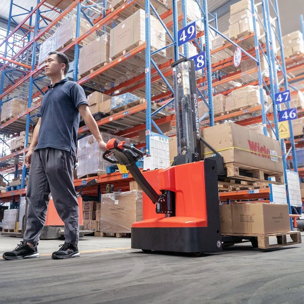 Versatile Mini Electric Forklift Reach Stacker for Manual Pallet Handling with Made-in China Price