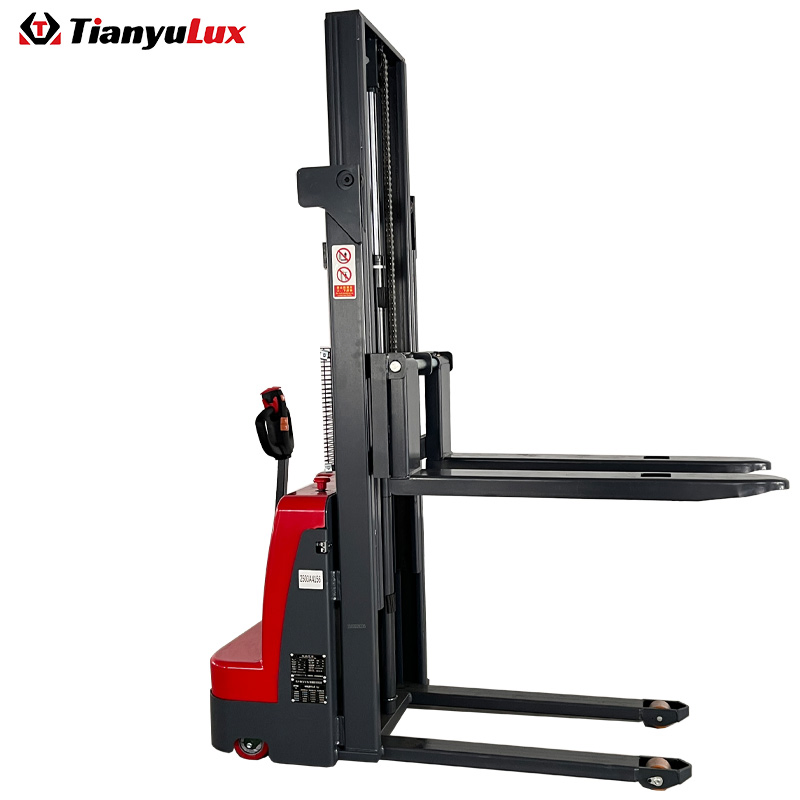 Blue Light Safety Electric Stackers Alerting Pedestrians Automatically