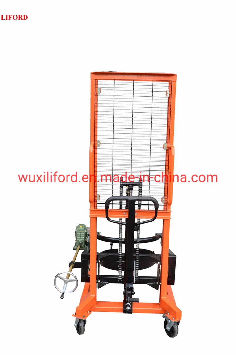 China Factory Price 450kg Drum Handler with Scale Hydraulic Drum Lifter Drum Rotator Da450-1