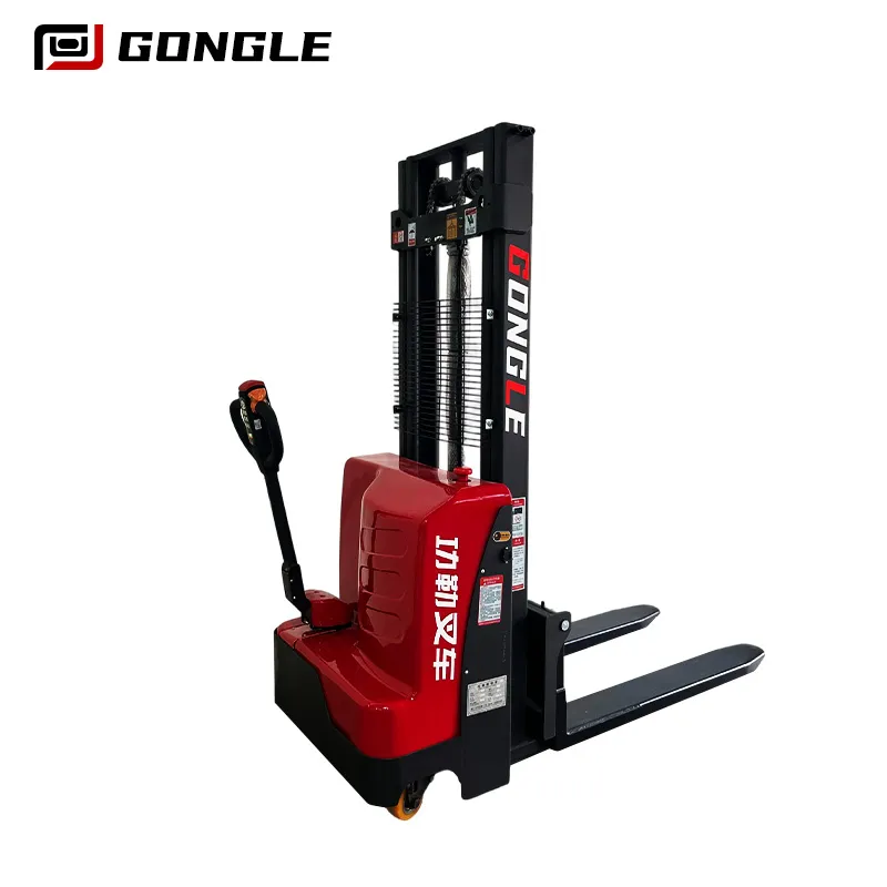 Full Electric Powered Walkie Pedestrian Pallet Truck Stacker