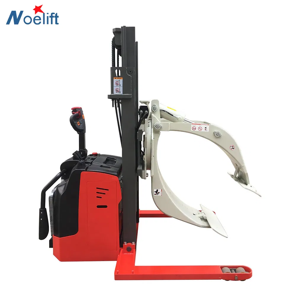 China 1000kg 1500kg 2000kg Battery-Powered Pedestrian Pallet Stacker Full-Electric Electric Forklift for Restaurant Industries