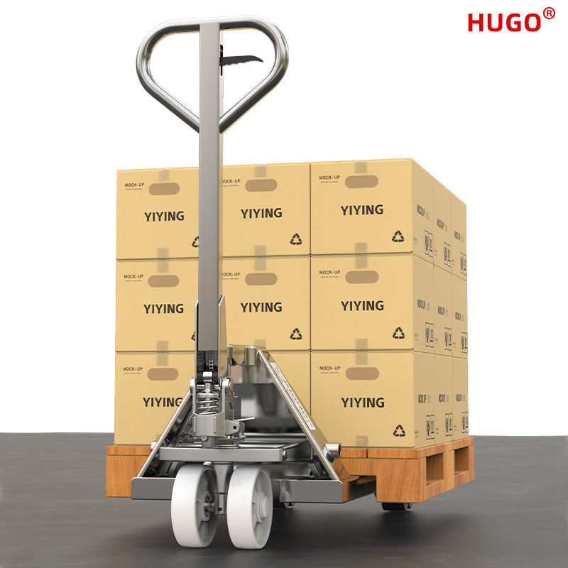Stainless Steel Scale Pallet Jack Truck 2000kg 2500kg