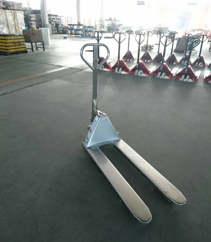 Stainless Steel Hand Pallet Truck view