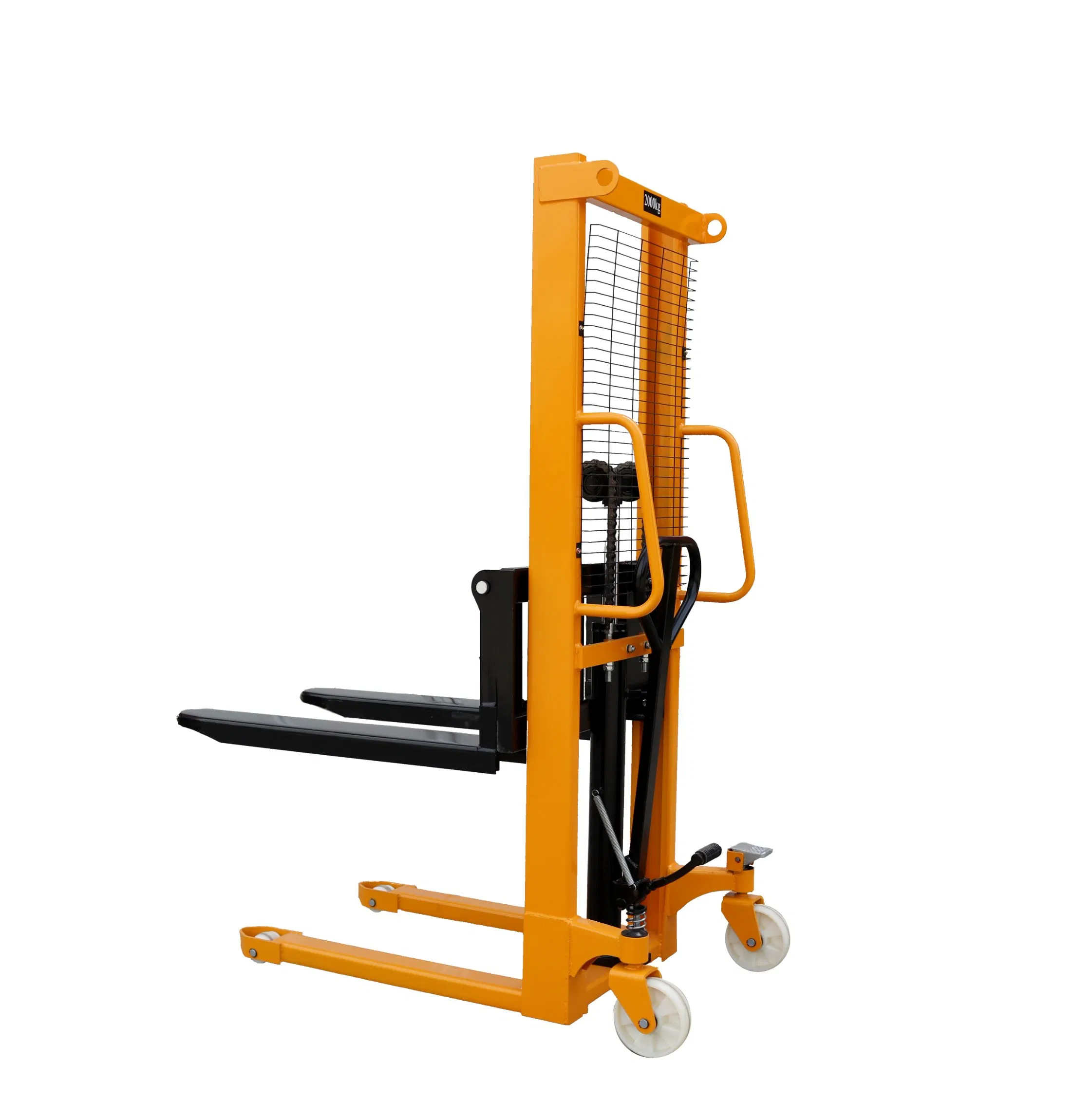 Factory Direct 500kg-1000kg Manual Electric Hand-Pushed Forklift Small Hydraulic Self-Lift Stacker