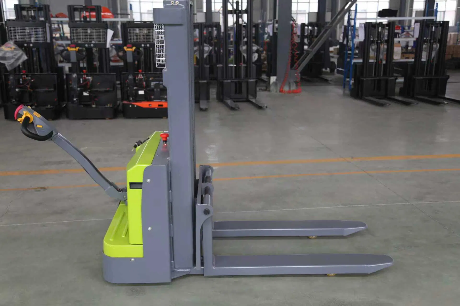 48V 1.5t Walkie Pedestrian Stacker 2-3.5m Battery Convertible