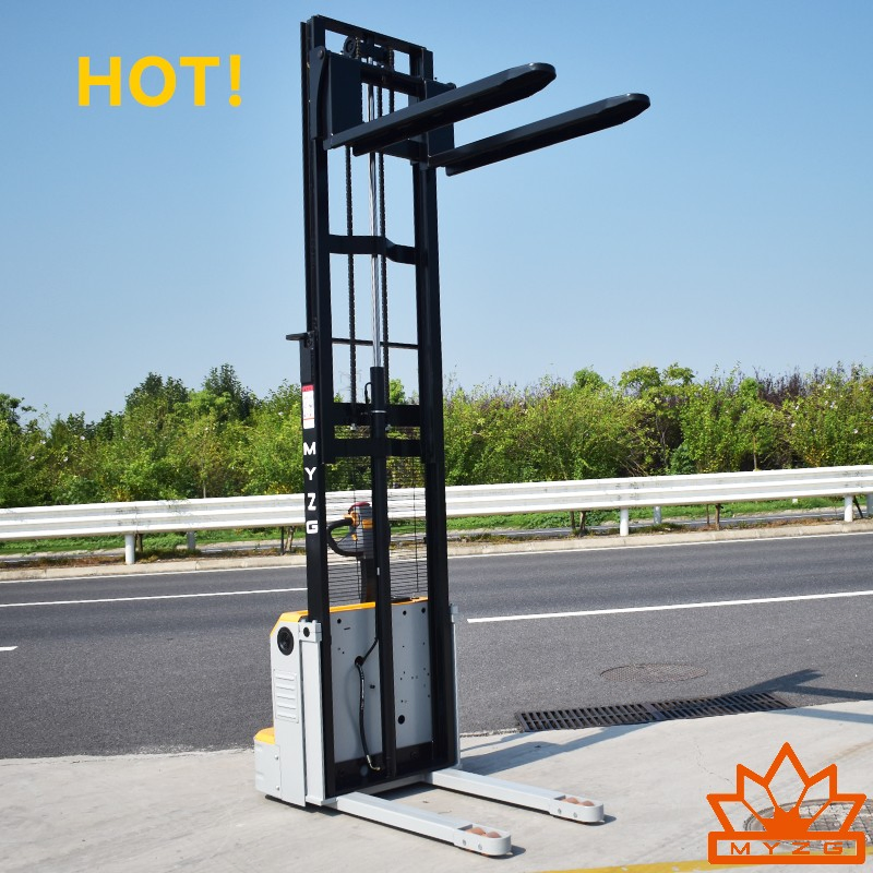 Ergonomic 1500kg Pedestrian Stacker Mingyu 1.5ton 4500mm Height Low Noise Factory Stacker