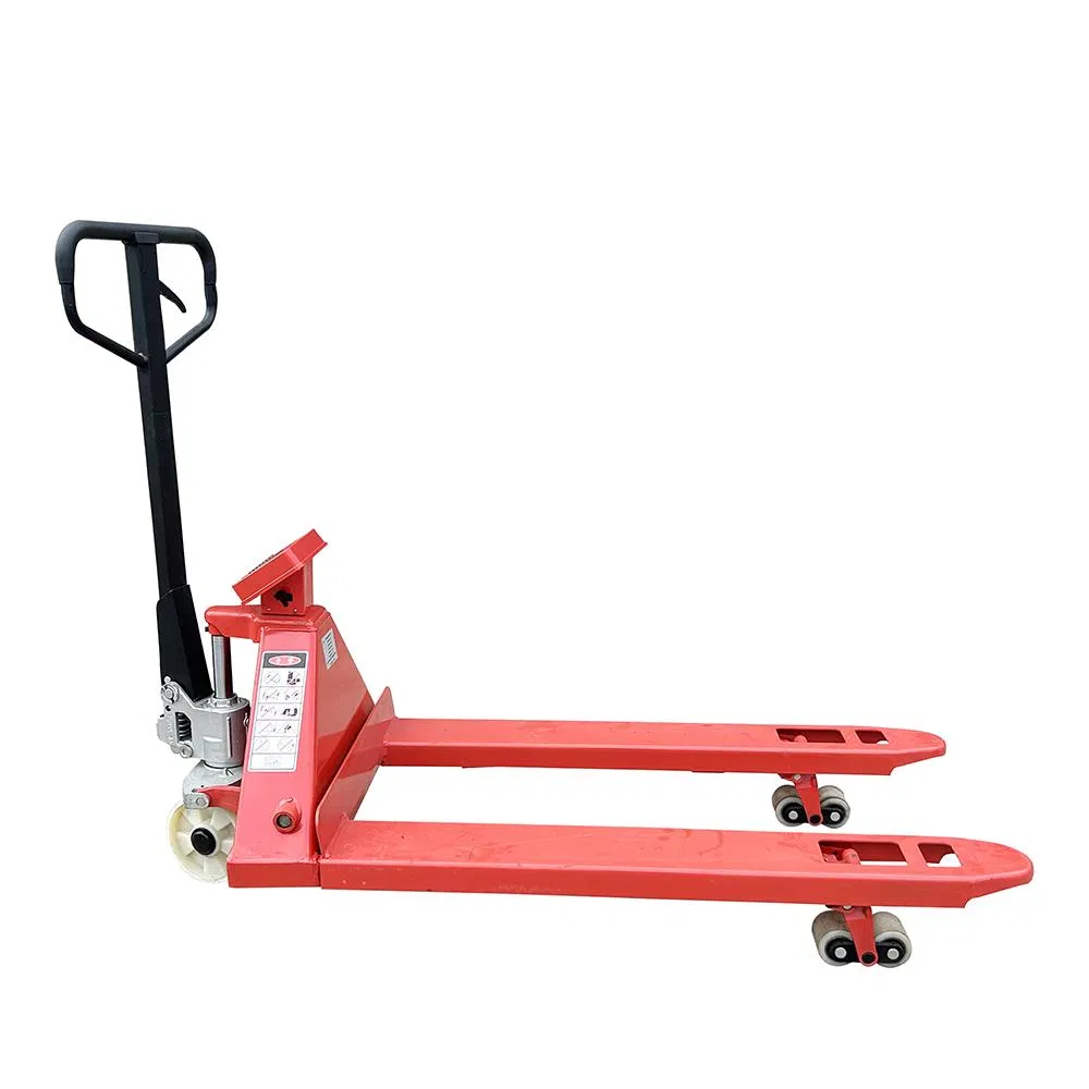 2500kg 2.5ton Electronic Forklift Weighing Scale Pallet Jack Scale Hand Pallet Truck