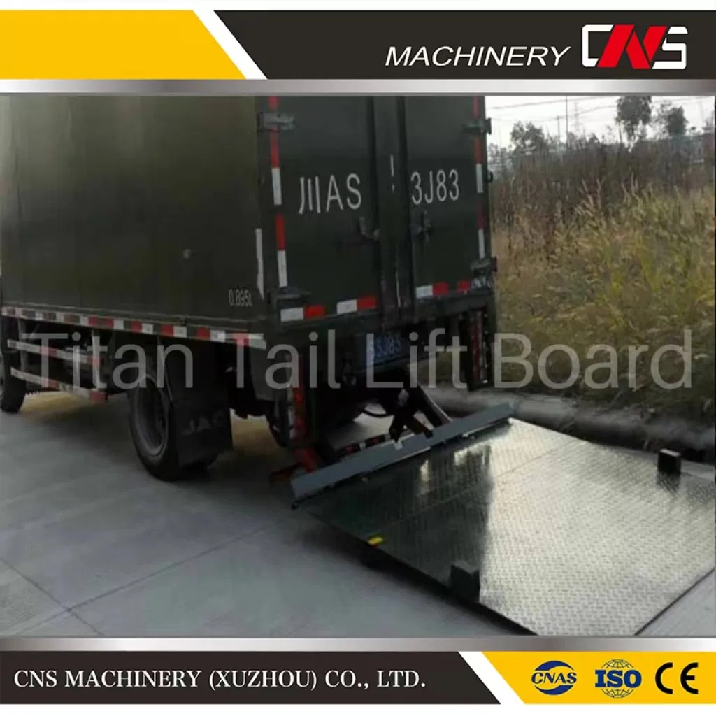 1.5 Ton Cantilever Hydraulic Tail Lifts for Vehicles Truck Tail Lift Board Truck Tail Lift Electric Control Aluminum Tail Lift