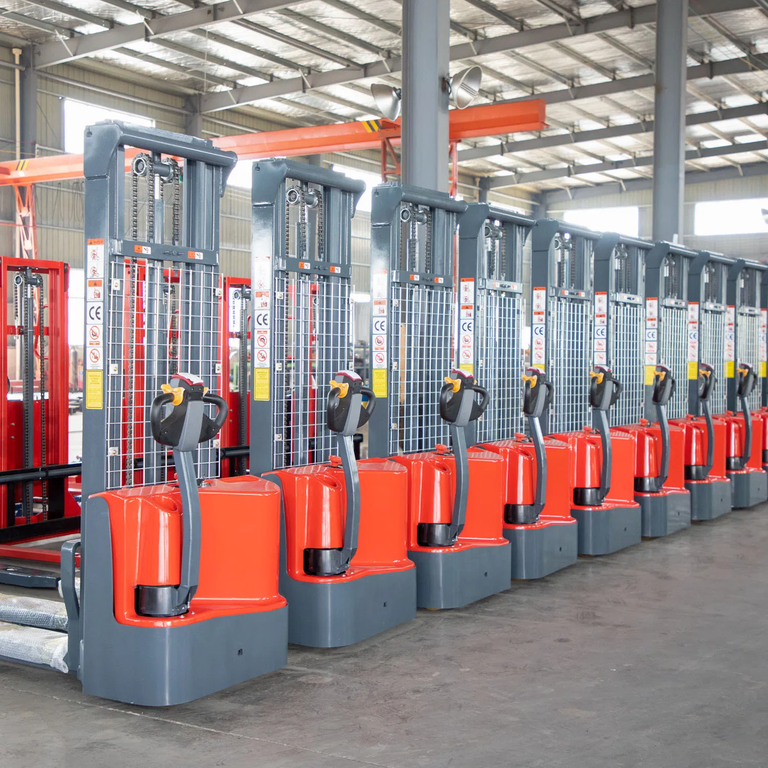 Narrow Aisle Warehouse Electric Stacker with High Load Capacity