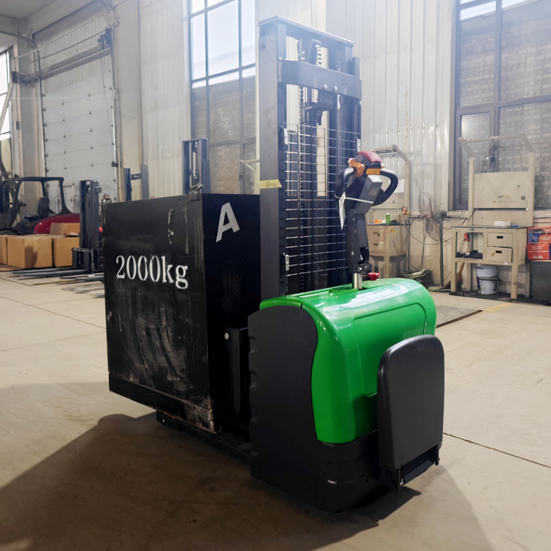 Hot Sell Semi Electric Stacker 2 Ton Pallet Stacker 1.5 Ton 3-6m Stacking Cheap Price Long Service Life