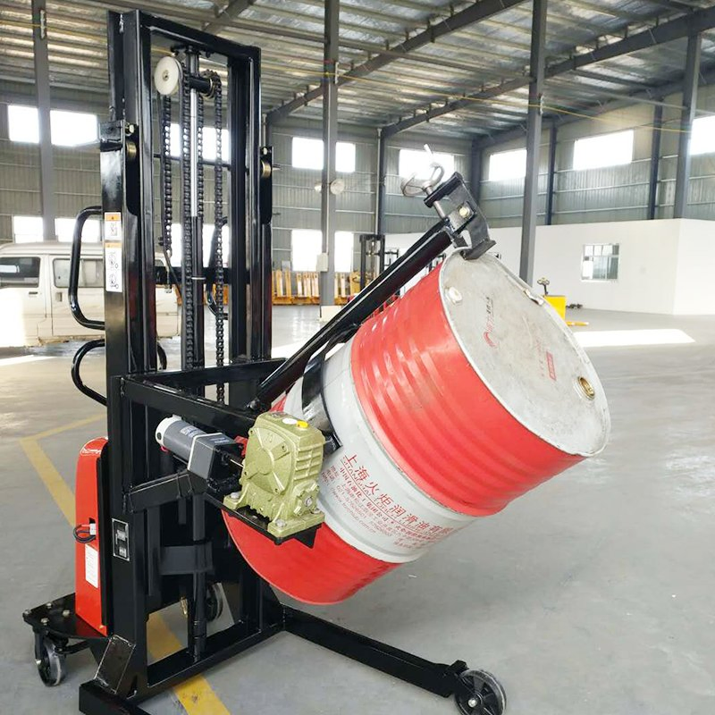 Polyurethane Solid Forklift Drum Handler for Heavy Duty Industrial Use