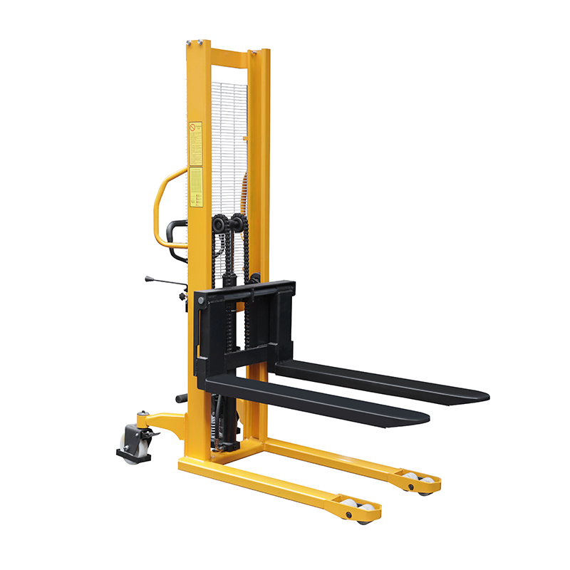1 Ton Hand Forklift Jack Truck Manual Pallet Truck Stacker Use in Warehouse Hydraulic Hand Operated Manual Lifter Forklift