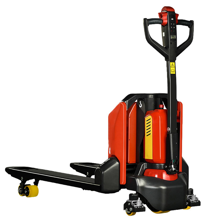 Type High Lift Scissor Logistic Machine Electric Power Drive Pallet Truck Agv