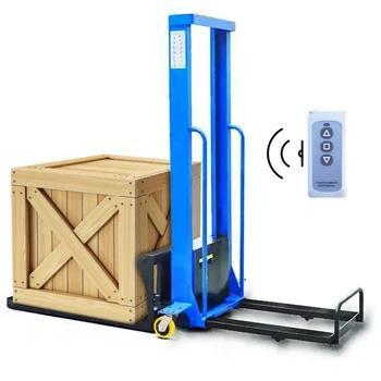 Customizable in Multiple Specifications Manual Stacker Self Loading Folklift with CE