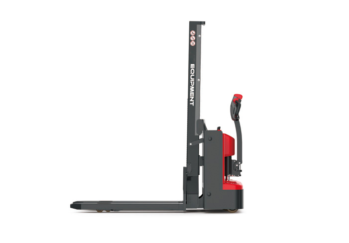 Lithium Battery Pedestrian Double-Deck Electric Forklift Reach Stacker 1.6t with Stabilizing Wheels