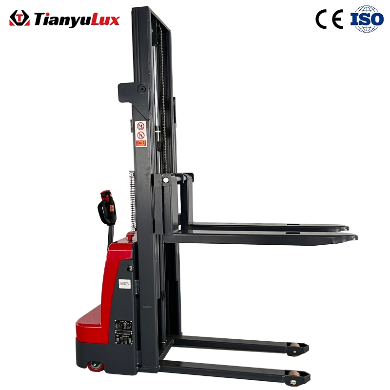 Blue Light Safety Electric Stackers Alerting Pedestrians Automatically