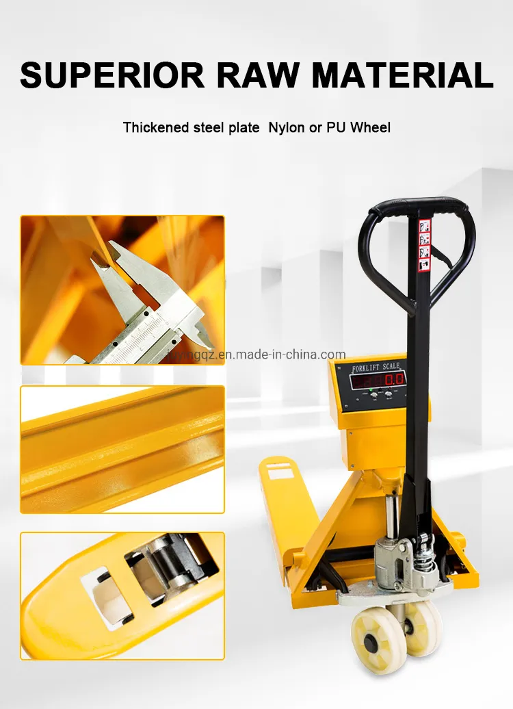 Weighing Scale Hydraulic Pallet Truck 4