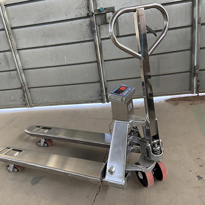 Stainless Steel Hand Pallet Truck with Scale-2000kg Price