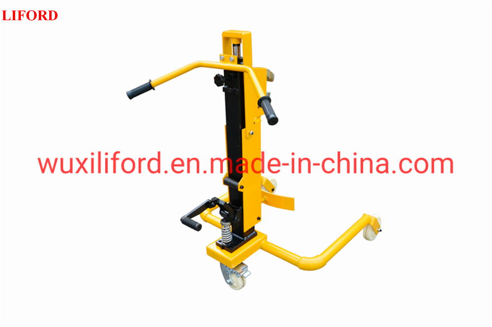350kg Hydraulic Straddle Leg Drum Handling Trolley Manual Drum Handler Dt350A