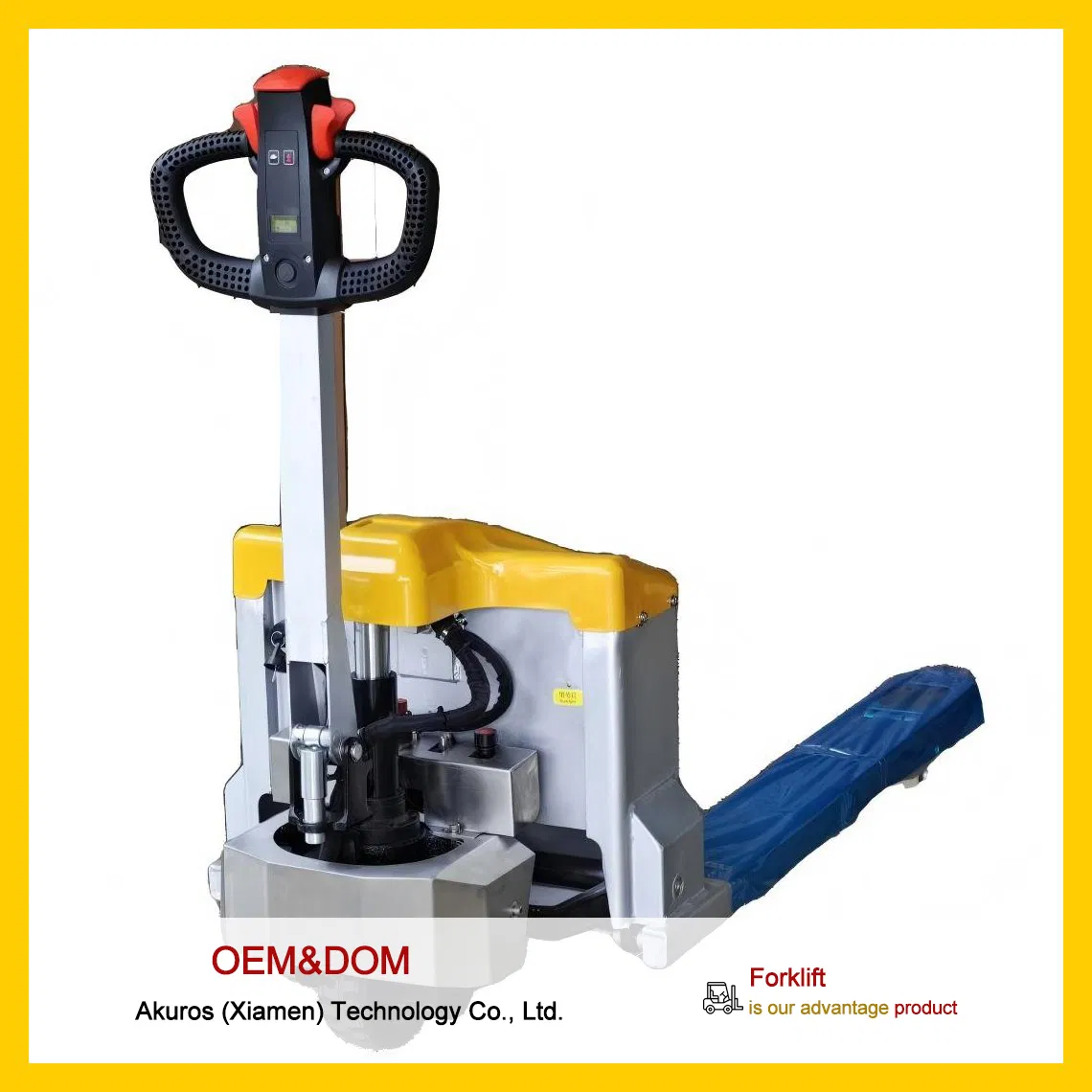 Zinc-Plated IP-Rated Customized Pallet Truck for Cold Chain Distribution