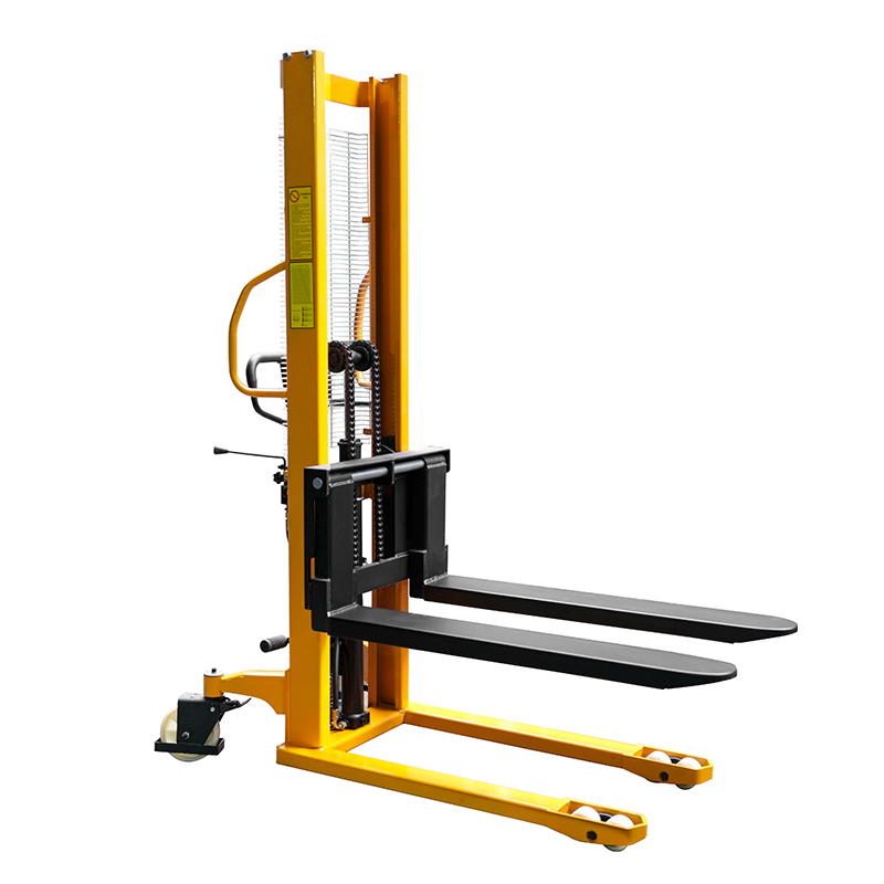 1 Ton Hand Forklift Jack Truck Manual Pallet Truck Stacker Use in Warehouse Hydraulic Hand Operated Manual Lifter Forklift