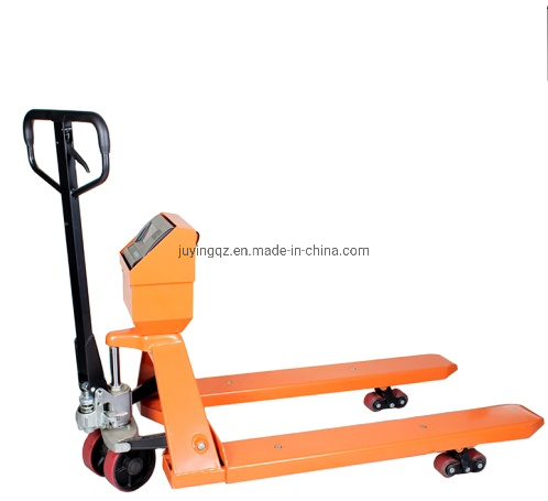 Weighing Scale Hydraulic Pallet Truck with Casting Pump