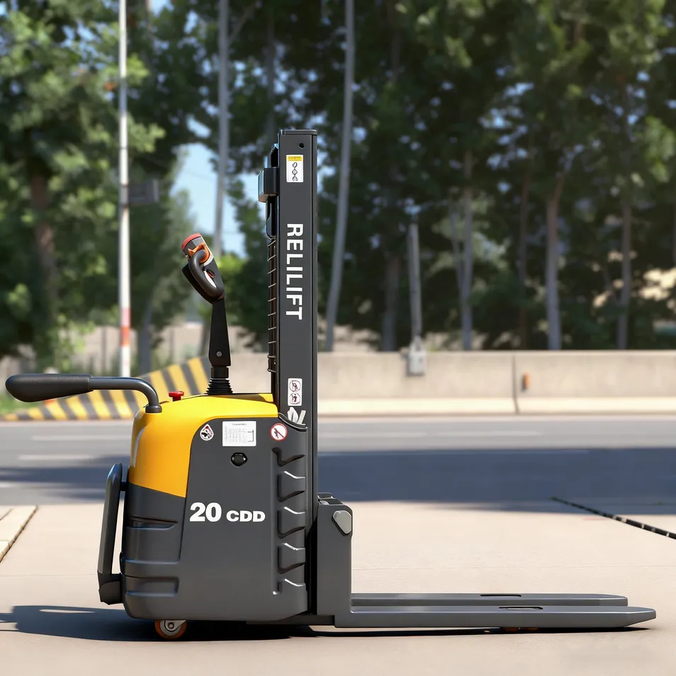 Electric Stacker Front View