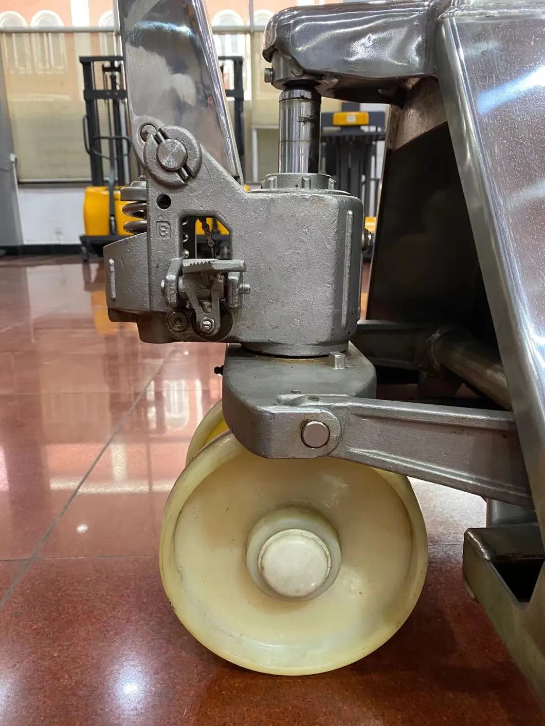 Stainless Steel Pallet Truck Detail 2